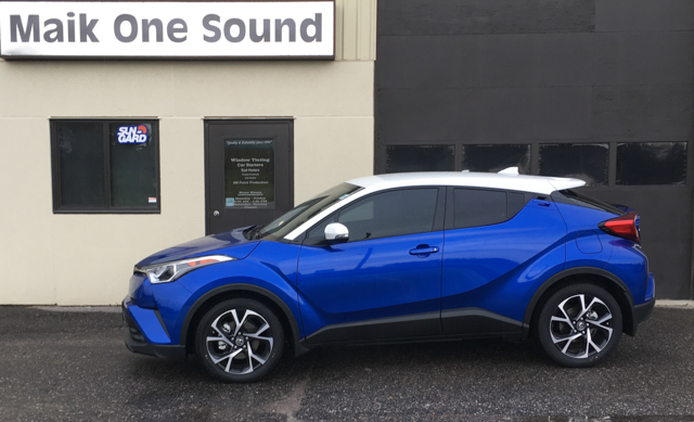 Toyota C-HR 2018 with professional window tint in North Bay